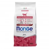 Monge Cat Kitten Beef., корм для котят в возрасте от 1 до 12 месяцев, с говядиной, 400 гр. (арт.-1969)