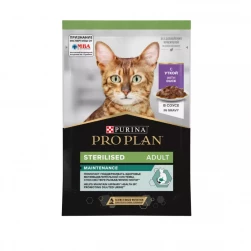Pro Plan Nutri Savour Sterilised Duck, влажный корм для стерилизованных кошек, с утка в соусе, 85гр.(арт.-6078)