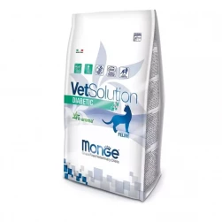 Monge VetSolution Cat Diabetik Feline, лечебный сухой корм для кошек при сахарном диабете, 400 гр (арт.-1740)