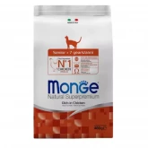 Monge Cat Senior Ck., корм для кошек в возрасте старше 7 лет, с курицей, 400 гр. (арт.-5562)