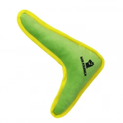 Игрушка Mr.Kranch для собак "Бумеранг" с пищалкой, 34х28,5х6,5 см, зеленый (арт.-0869)