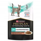Pro Plan Veterinary Diets EN Gastrointestinal Feline(Россия), влажная диета для кошек при нарушении пищеварения, с лососем, 85г (арт.4416)