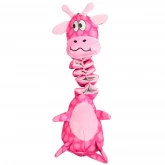 Игрушка Mr.Kranch для собак "Жираф" с карманами под лакомство, 36см, розовая (арт.-3783)