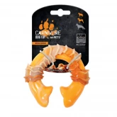 Игрушка M-PETS для собак "Карнивор" кость-кольцо вкус бекона, желтая 10,8х9,7х3,6см (арт.-5787)