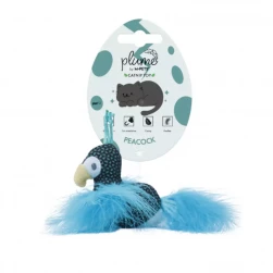 Игрушка M-PETS "PLUME" Павлин для кошек  с кошачьей мятой 7х9х3см (арт.-4311)