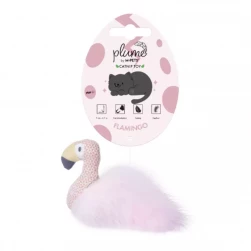 Игрушка M-PETS "PLUME" Фламинго для кошек с кошачьей мятой 7х9х3см (арт.-4304)