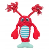 Игрушка "TRIXIE" для собак "Лобстер" 34 см, плюшевый со звуком, красный (арт.-361017)