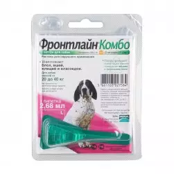 Фронтлайн комбо L (Frontline Combo L) Merial для собак 20-40 кг (цена за 1 пип.)