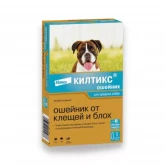 Килтикс "Kiltix", ошейник от клещей и блох для собак средних пород, 48см.