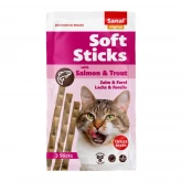 Sanal Soft Sticks Salmon & Trout (Санал мягкие палочки с лососем и форелью), лакомства для кошек, (цена за 1 шт.) (арт. 3830)