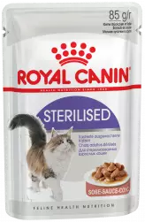 Royal Canin Sterilised in Gravy, паучи для стерилизованных кошек, в соусе (85 г.) (арт.-1301)