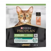 Pro Plan Sterilised, корм для стерилизованных кошек с лососем, 400гр.(арт.-6287 и арт.-6591)