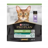Pro Plan Sterilised, корм для стерилизованных кошек, с индейкой, 400 гр.(арт.-6967)