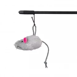 Дразнилка "TRIXIE" для кошек с пушистой мышью, 50см.(арт.-4105)