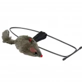 Дразнилка "TRIXIE" для кошек с плюшевой мышью и креплением на дверь, 8см/190см (арт.-4065)