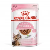 Royal Canin® Kitten Sterilised in Gravy, паучи для стерилизованных котят, в соусе (85г.)
