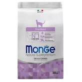 Monge Cat  Sterilized Ck., корм для стерилизованных кошек, с курицей, 400 гр. (арт.-1921)