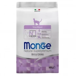 Monge Cat Sterilized Ck., корм для стерилизованных кошек, с курицей, 400 гр. (арт.-1921)