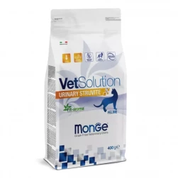Monge Vetsolution Cat Urinary Struvite, корм диета для лечения мочекаменной болезни струвитного типа, 400 гр.(арт.-1573)