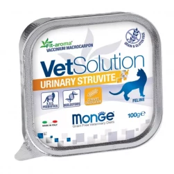 Monge VetSolution Cat Urinary Struvite, влажная диета для кошек для лечения мочекаменной болезни, 100 гр. (арт.-4625)