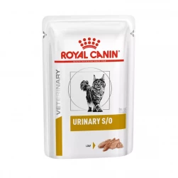 Royal Canin® Urinary S/O Feline Loaf, влажная диета, паучи для кошек, при мочекаменной болезни, паштет (85 г.)