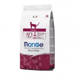 Monge Cat Indoor Ck, корм для взрослых кошек домашнего содержания, с курицей, 400 гр.(арт.-5104)